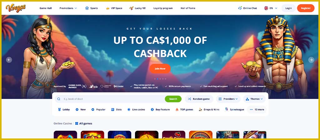 Vulkan Vegas Casino Review Canada