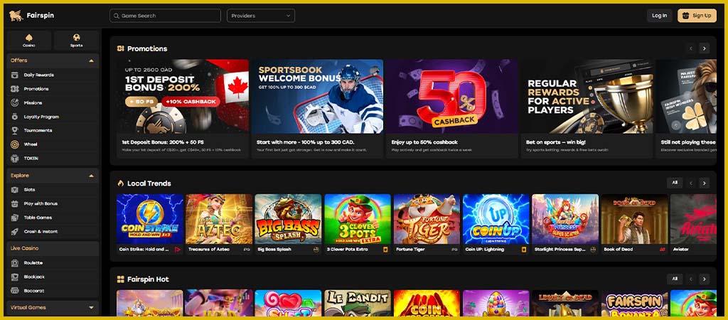 Fairspin Casino Review Canada