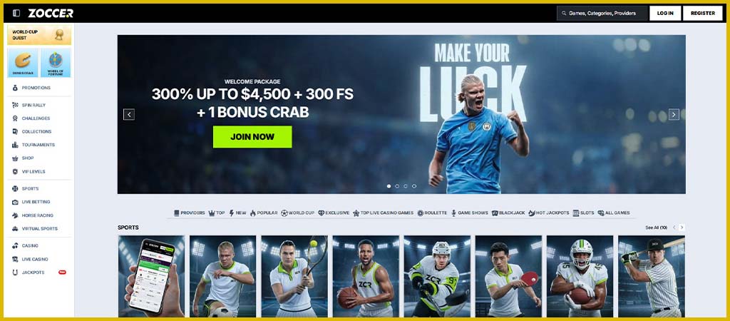 Zoccer Casino Review Canada 2026