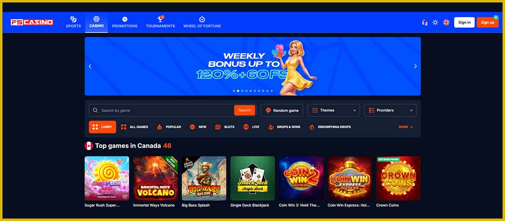 FSCasino Review Canada 2026