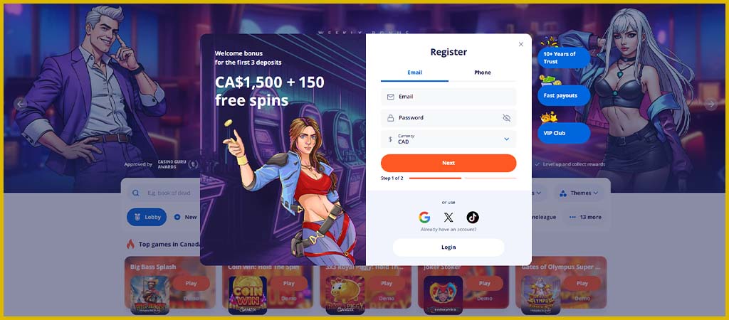 Registration and Login Process