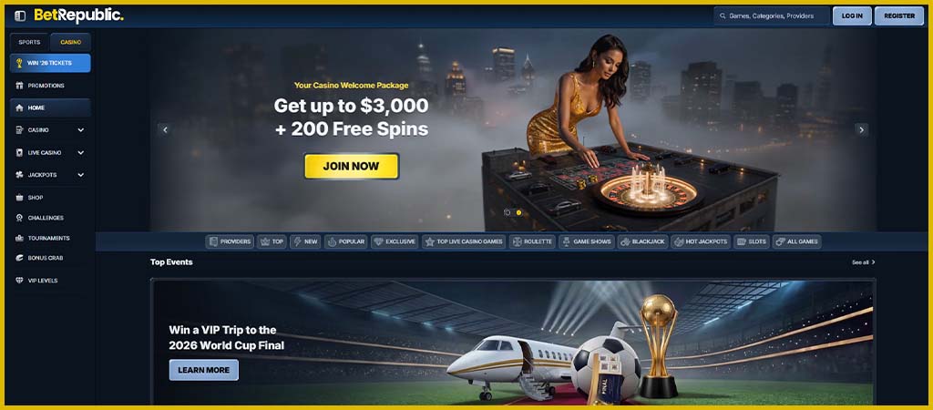 BetRepublic Casino Review Canada 2026