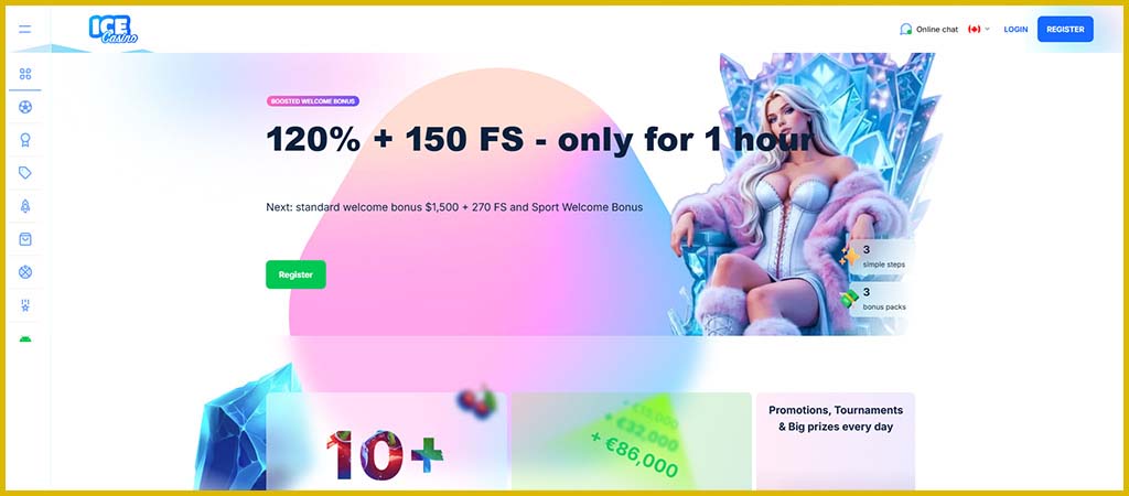Ice Casino 2026 Home Page