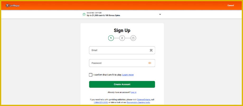 How to Register at LeoVegas