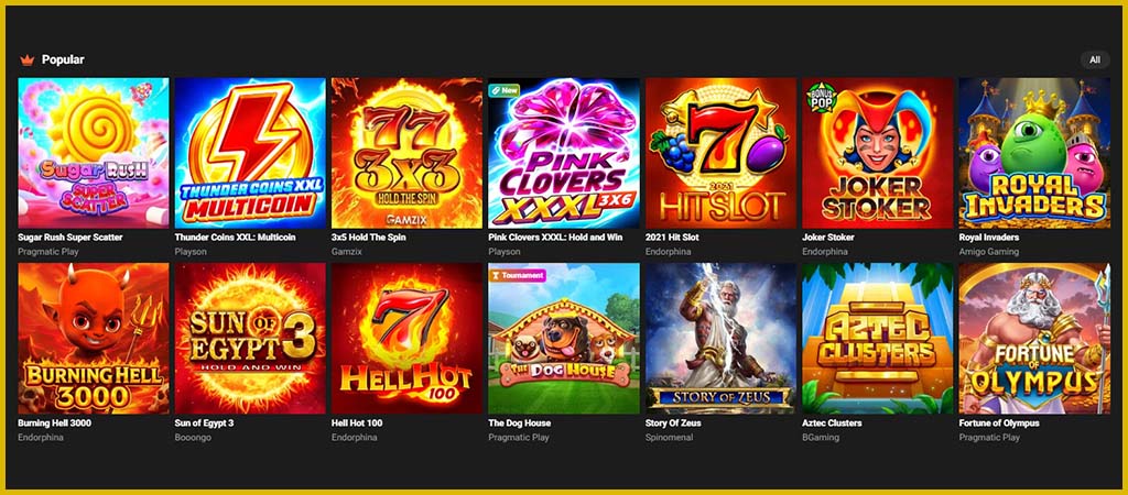 GGBet Casino games, games available at GGBet Casino