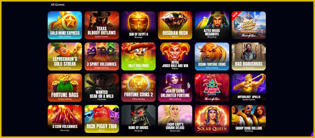 ZizoBet Casino games Canada, ZizoBet online slots and casino games